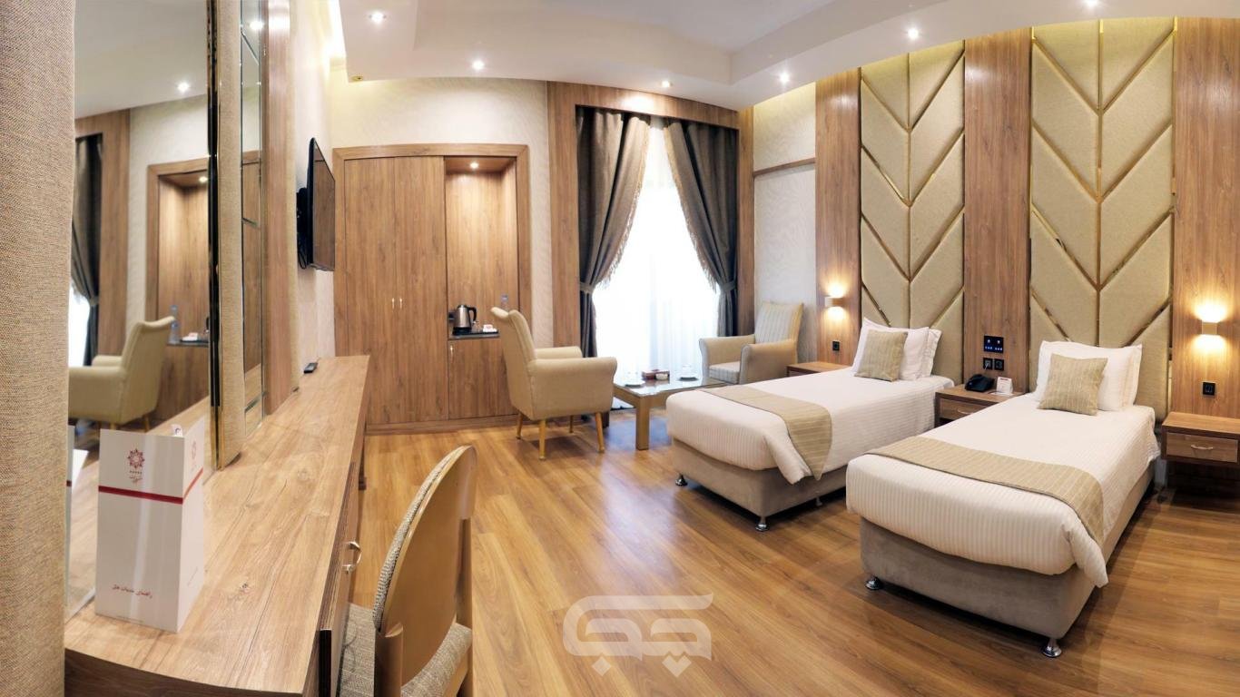 هتل پردیسان مشهد اتاق دو تخته تویین لوکس 1
